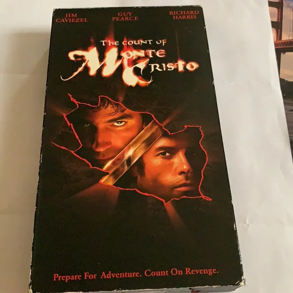 THE COUNT OF MONTE CRISTO, VHS JIM CAVIEZEL